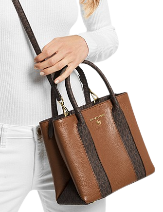 Michael Michael Kors Austin Medium Pebbled Leather Messenger Bag
