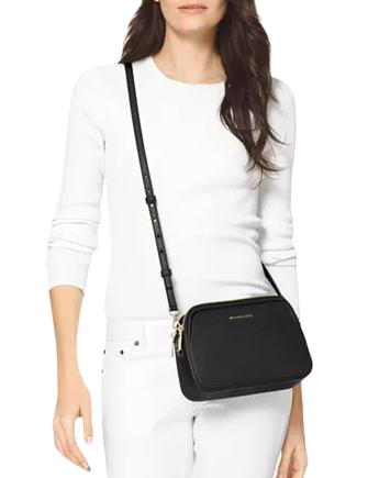 Michael Michael Kors Crossgrain Leather Double Zip Crossbody