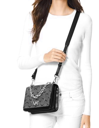Michael Michael Kors Mott Metallic Deco Chain Swing Shoulder Bag