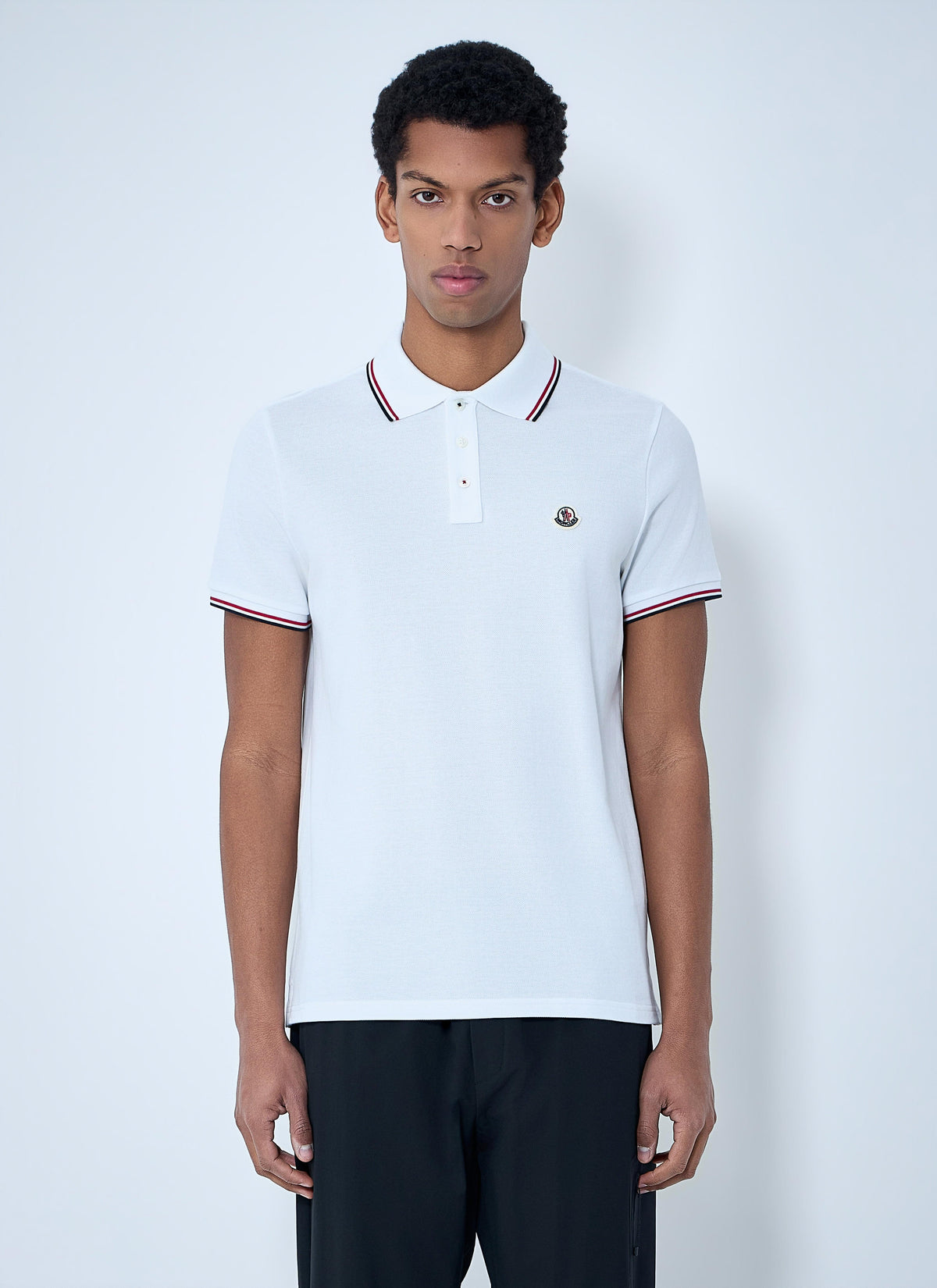 Moncler Men Piqué Polo Shirt