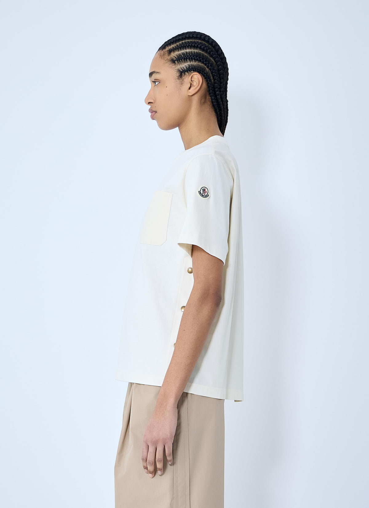 Moncler Women Logo Motif T-Shirt