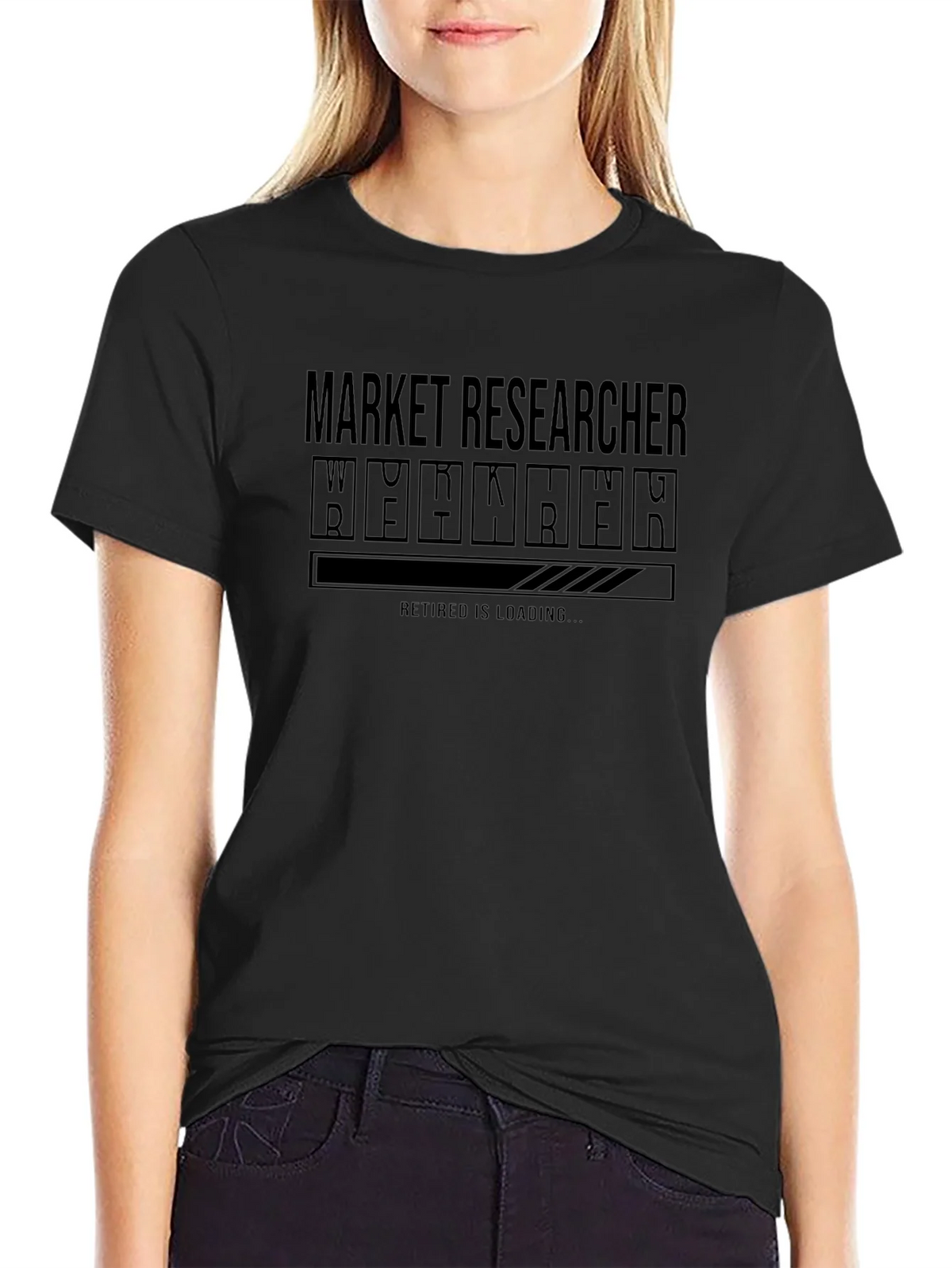 Market Researcher Retirement Loading T-Shirt