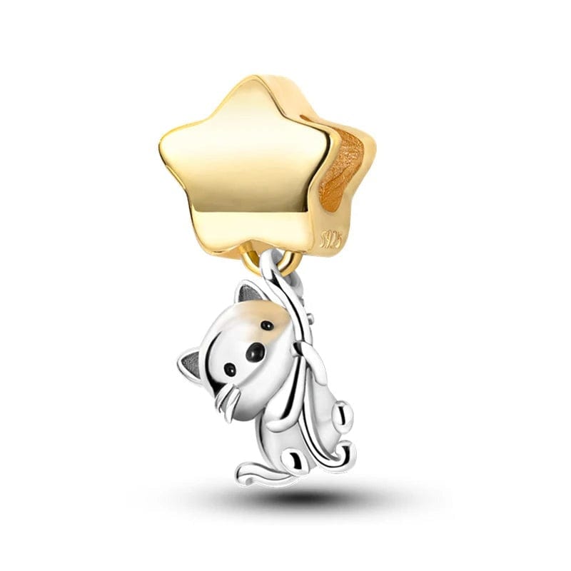 Pet Gold Star Charm