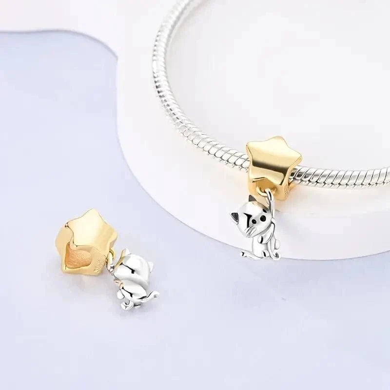Pet Gold Star Charm