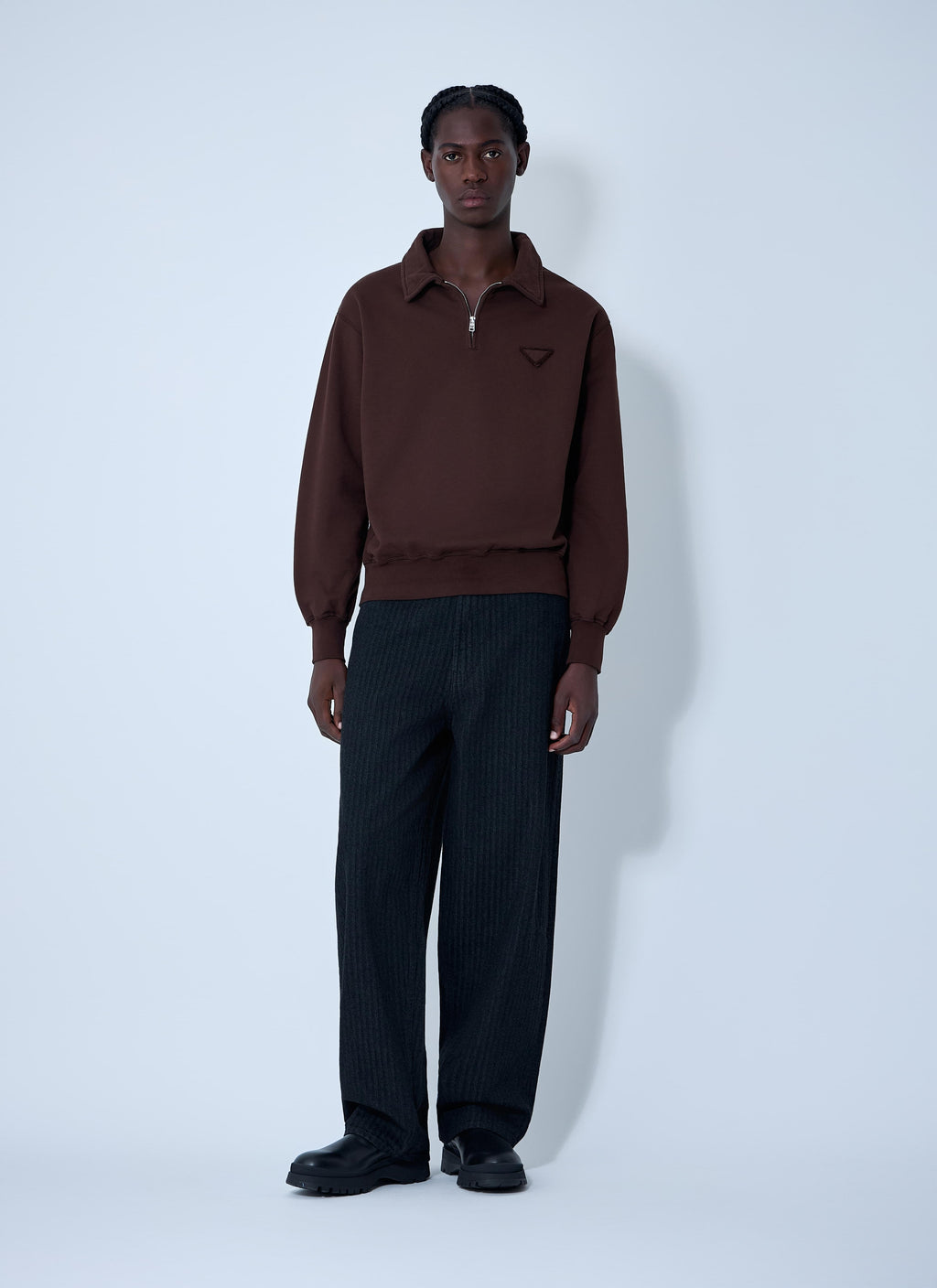 Prada Men Logo Motif Sweatshirt