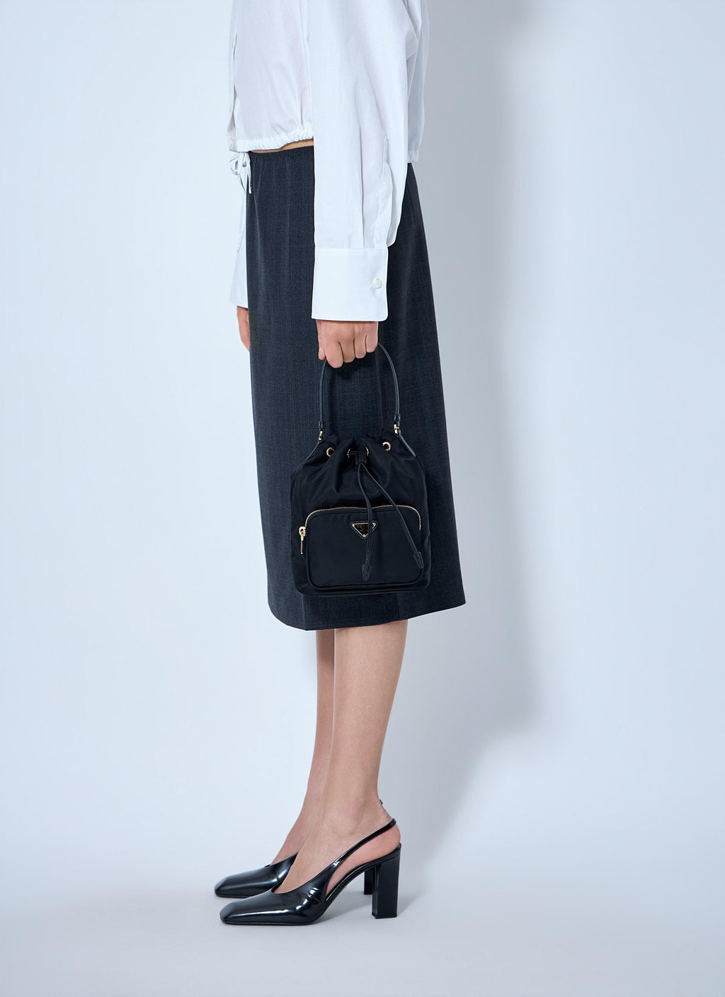 Prada Women Re-Nylon Bucket Bag