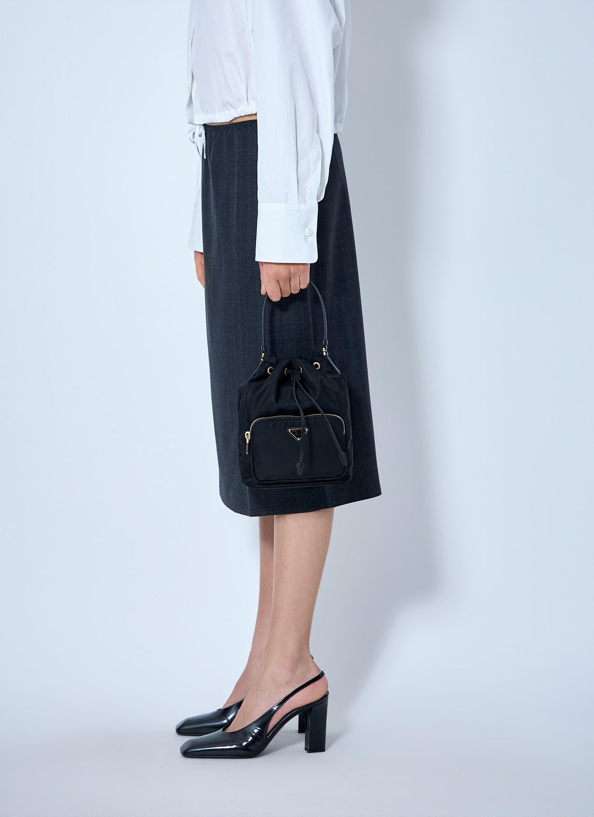 Prada Women Re-Nylon Bucket Bag