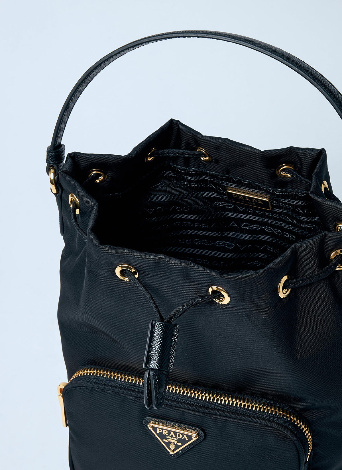 Prada Women Re-Nylon Bucket Bag