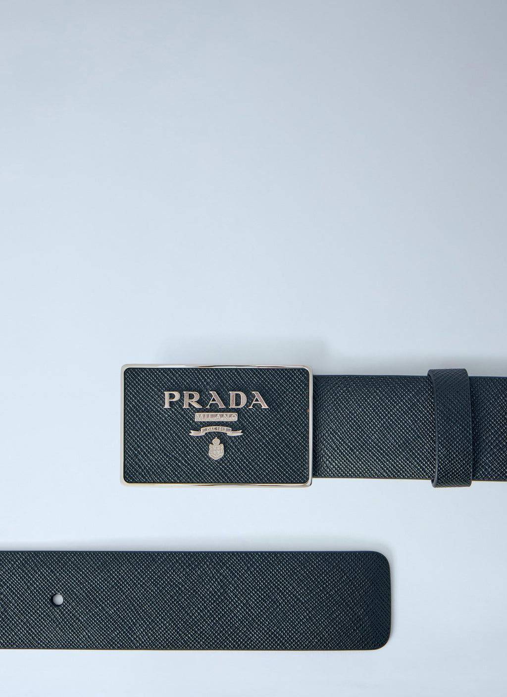 Prada Men Saffiano Leather Belt
