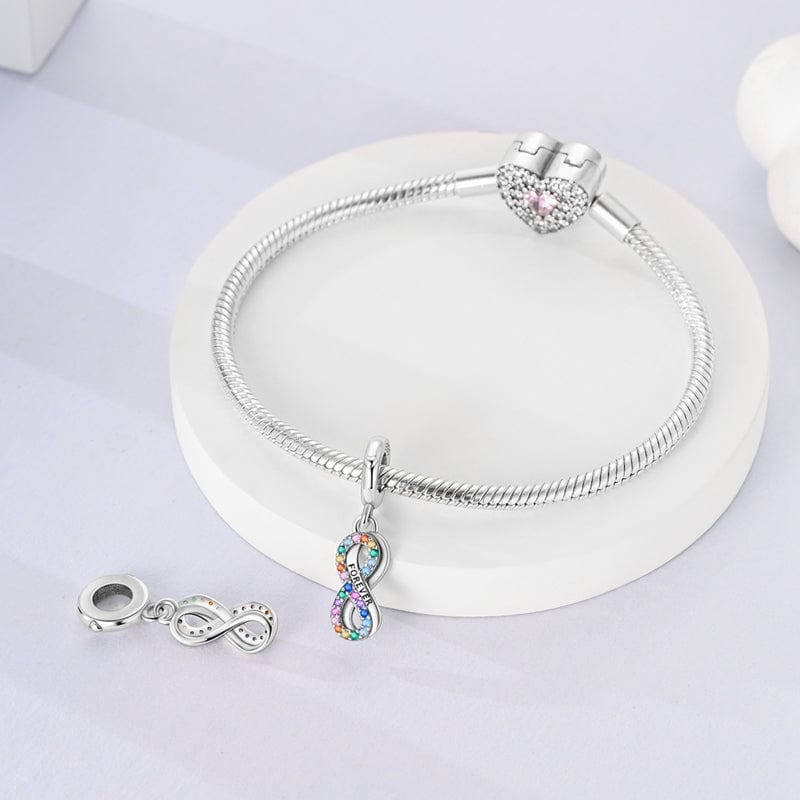 Sparkling Infinity Dangle Charm