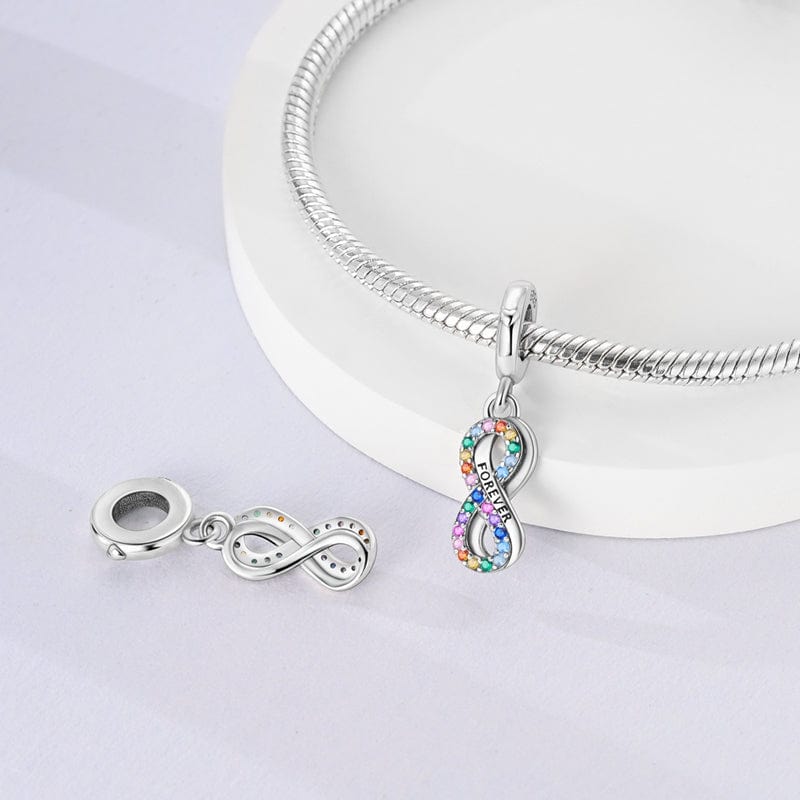 Sparkling Infinity Dangle Charm