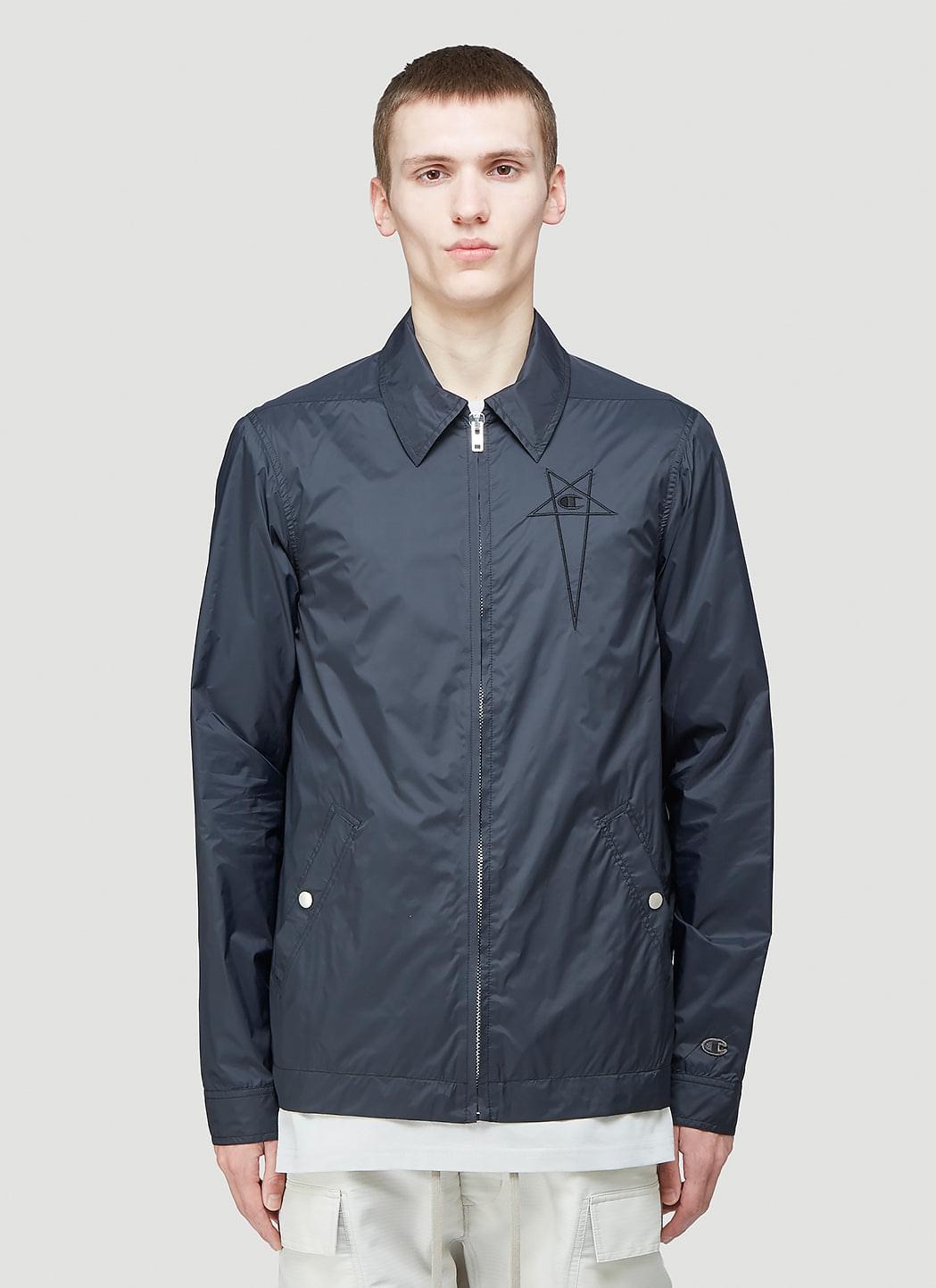 Rick Owens X Champion Men Worker Windbreaker Jacket