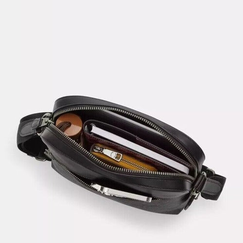 NWT Coach Men's Houston Flight Bag In Signature Canvas & Leather