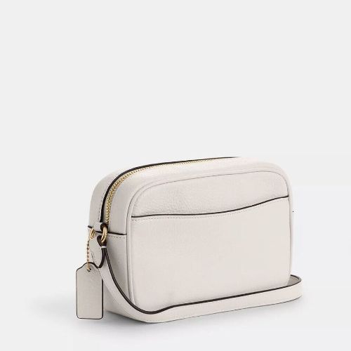 NWT Coach Leather Mini Jamie Camera Crossbody Bag Chalk/Gold