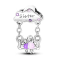 Sisters Love Dangle Charm