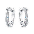 Stellar Sparkle Crossover Hoops