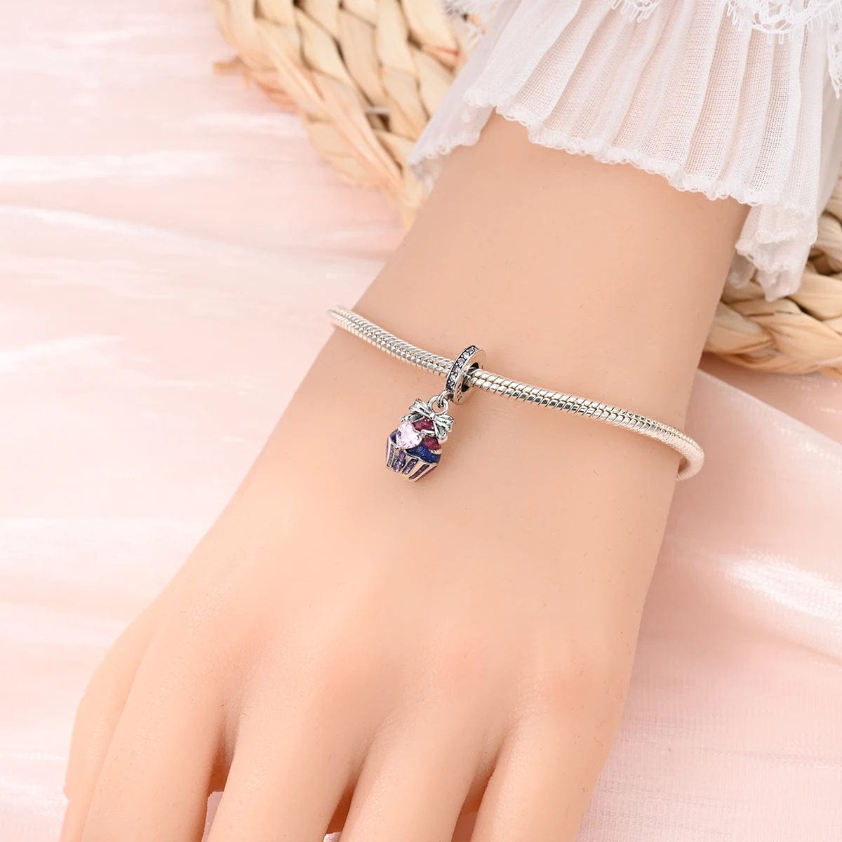 Sweet Cupcake Dangle Charm