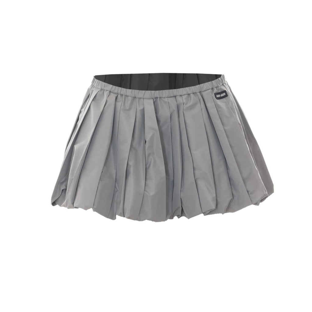Miu Miu Women Technical Fabric Mini Skirt