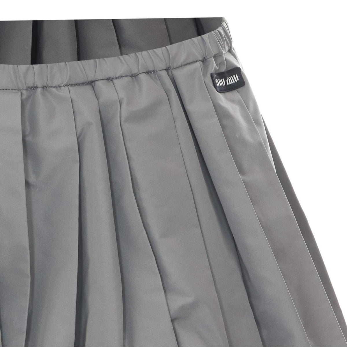 Miu Miu Women Technical Fabric Mini Skirt