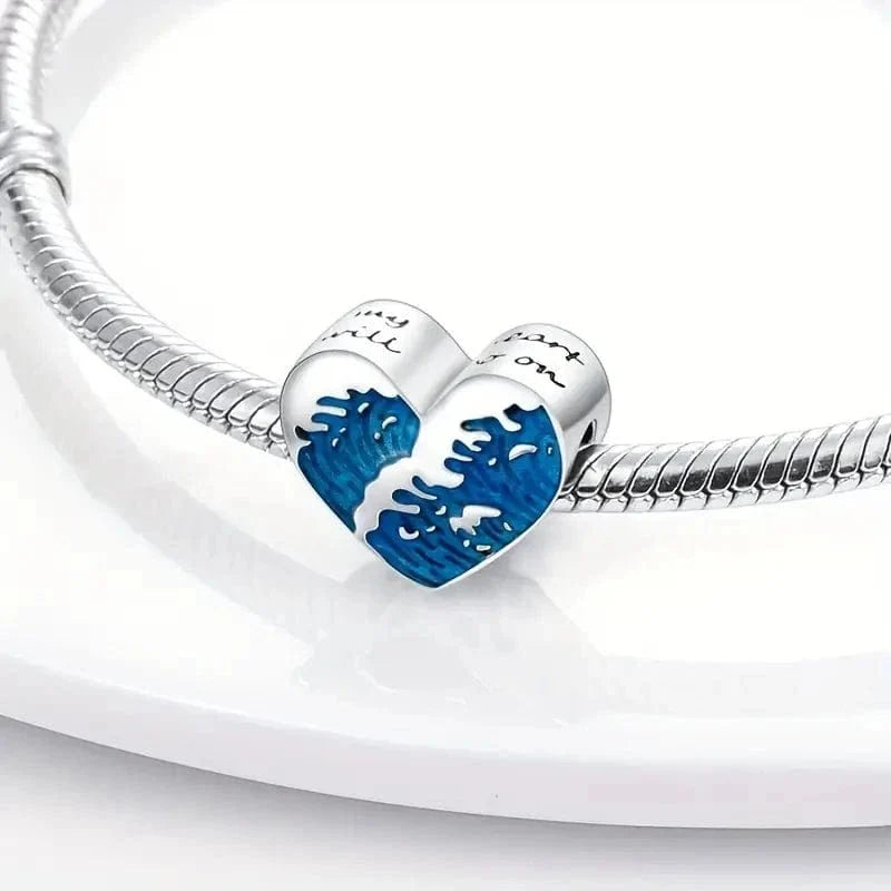 Titanic Quote My Heart Will Go On Charm