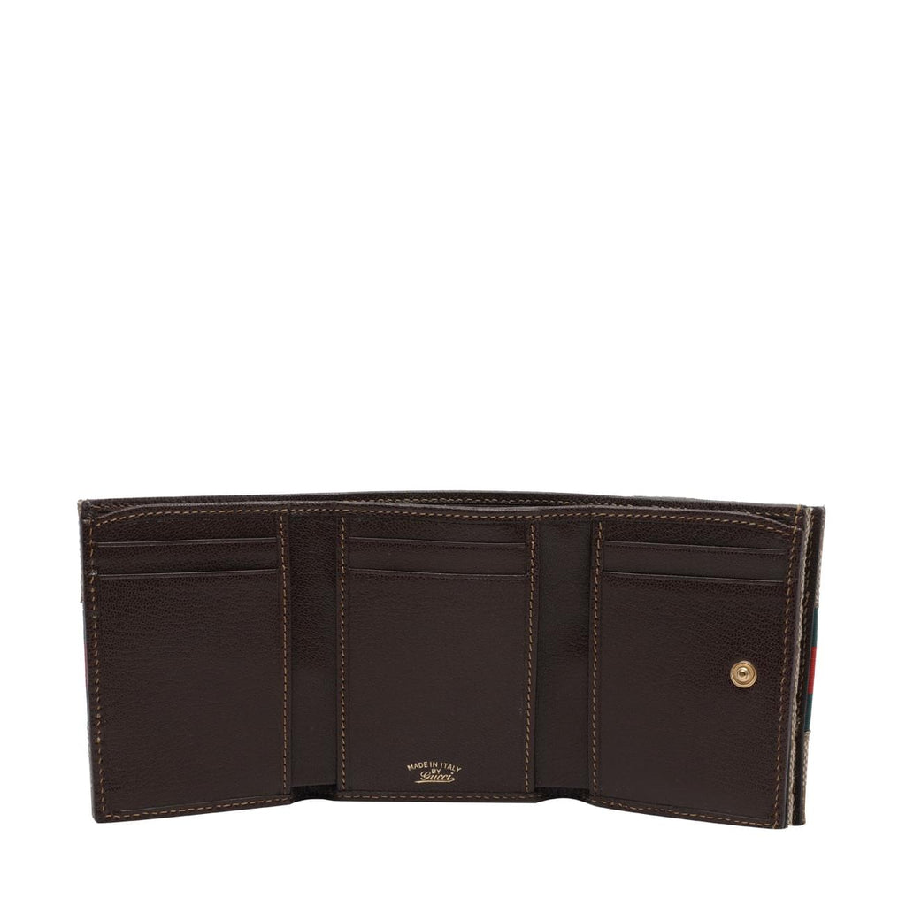 Gucci Women Web Bi-Fold Wallet
