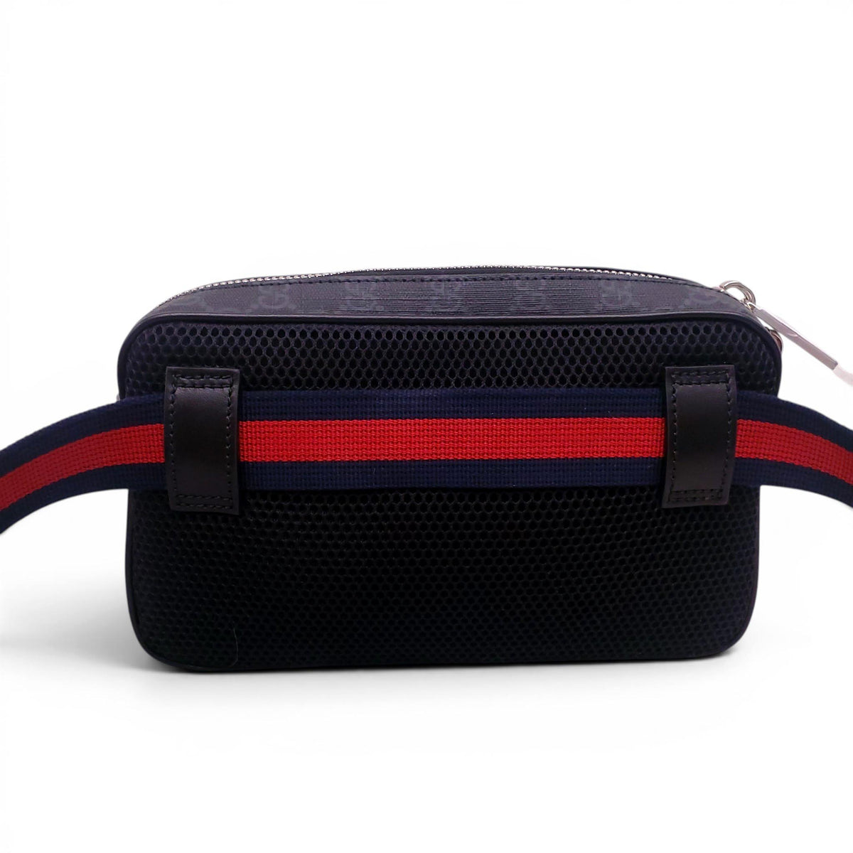 GUCCI BLACK MONOGRAM BELT BAG
